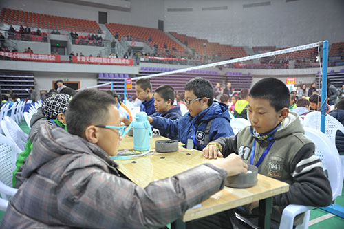 大乐透杯围棋赛角逐现场