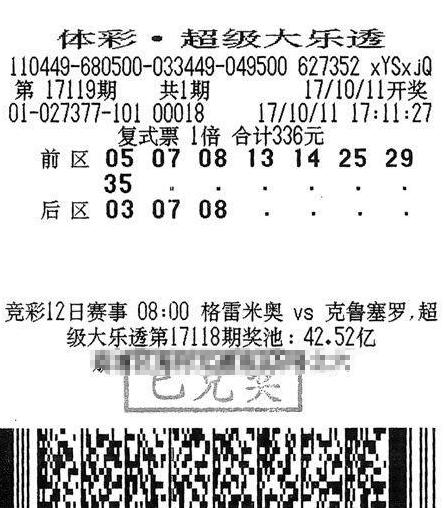 广州水产老板喜领大乐透883万