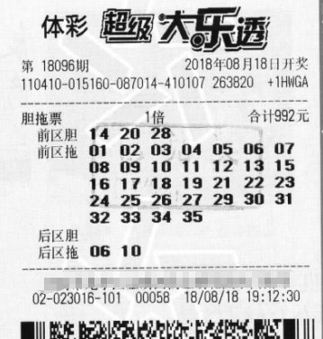 看走势图选号 河南开封女子中大乐透千万大奖