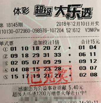 河北彩民守号3年擒大乐透1600万元 兑奖找警察朋友当“保镖”
