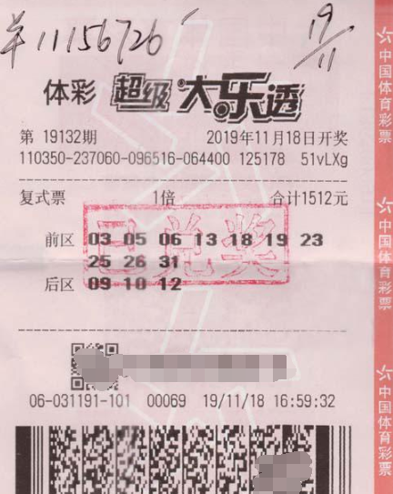 福建夫妇千元复式揽大乐透1115万：闻喜讯彻夜未眠