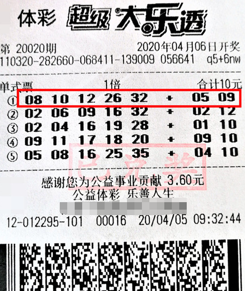 江苏彩民自选号不满意 改成机选中得大乐透千万大奖