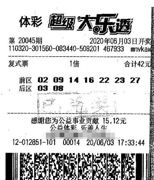 江苏彩友各自领走大乐透重磅级大奖