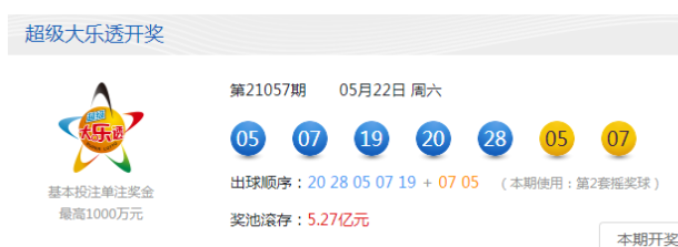 遍地开花！超级大乐透第2021057期39注一等奖分落18地