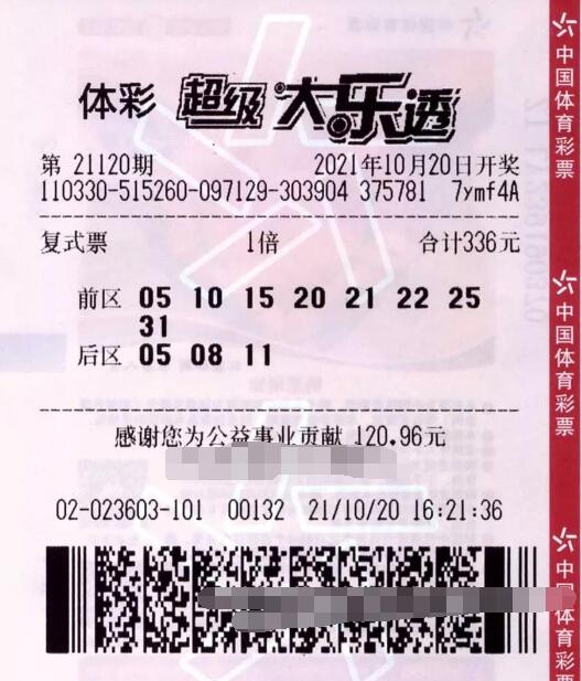 好运同分享！浙江购彩者齐领大乐透863万元