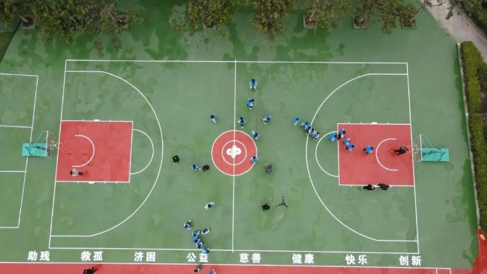福彩助学助教：焕然一新！重庆双溪小学运动场提档升级啦