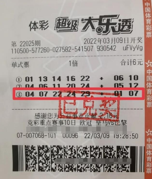 怕老婆“理麻”出奇招，重庆老蔡意外命中大乐透1000万
