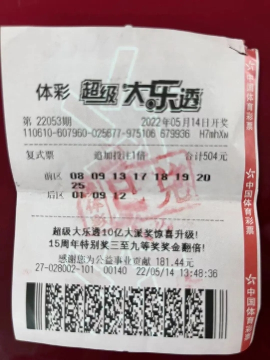 陕西彩民520怎么过的？领1294万元大乐透大奖！