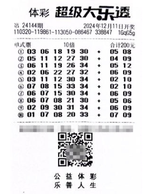 江苏苏州购彩者中得体彩大乐透119万