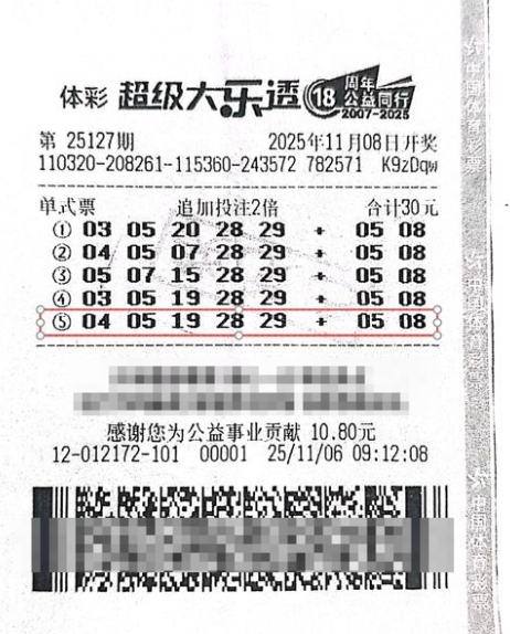 江苏泰州彩友领走体彩大乐透1955万元