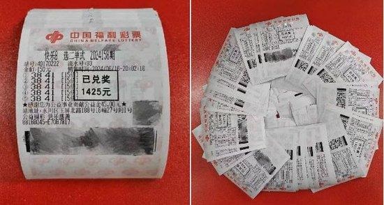 男子擒福彩 选二 25万元：刚接触快乐8两个月