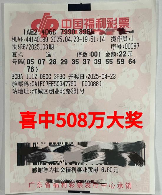 快乐8中奖故事