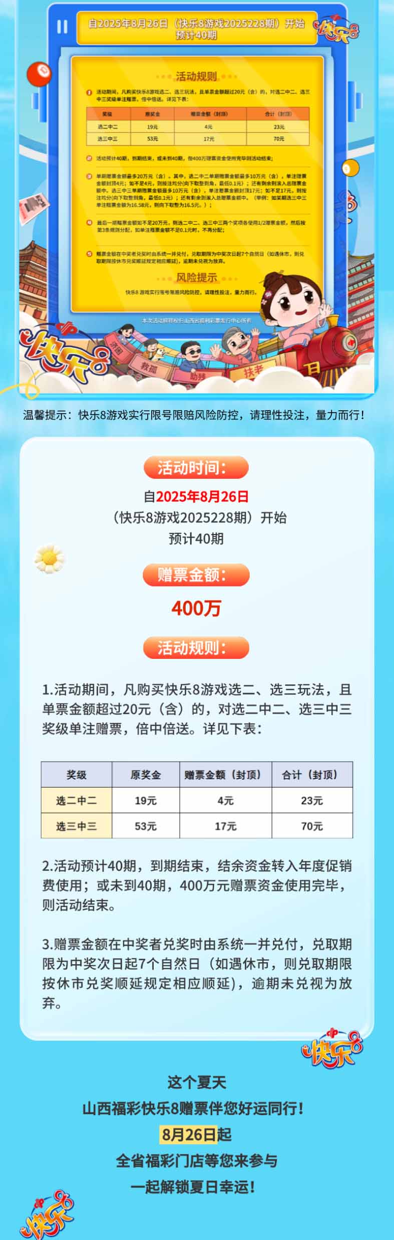 快乐8加奖活动2