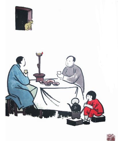 喝酒送行