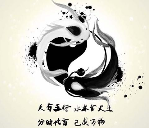 阴阳鱼互相交融
