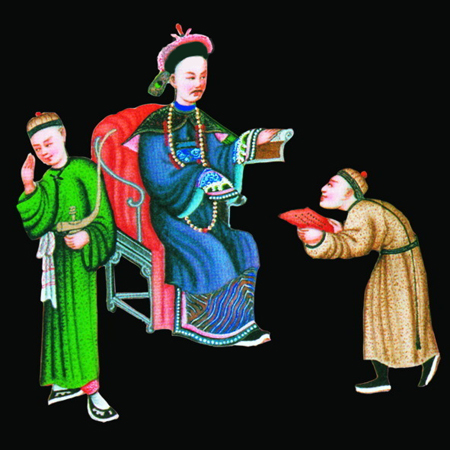 红顶子,大沿帽,一品官,要哈腰 红顶子,大沿帽,一品官,要哈腰