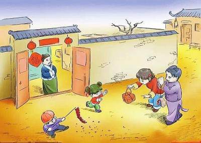 仨儿女，都成家，年初一，探老妈