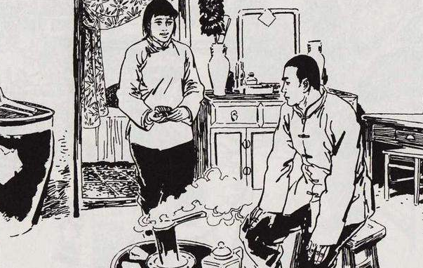 祥子车，轱辘多，四两量，虎妞喝