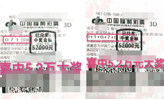 精心选号再次与大奖相遇 甘肃兰州彩民 直击“3D”10.4万奖金