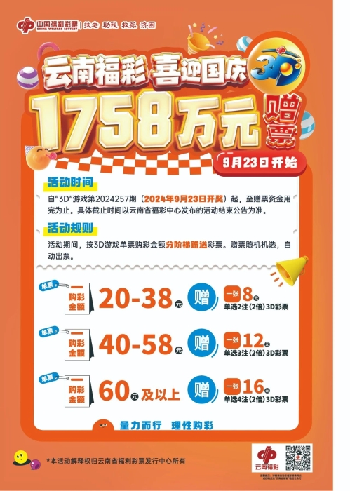 3d加奖活动