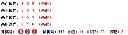 3d之家杀号分析专家于海滨上期全部杀对