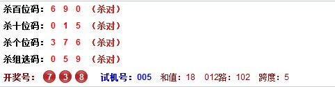 3d之家杀号专家于海滨上期全部命中