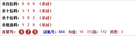3d之家杀号分析专家于海滨上期全部命中