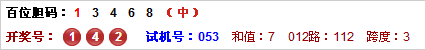 3D第2014335期小孔明百位胆码看好24578
