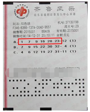 买彩票庆新年 山东打工夫妻喜获双色球17.6万元