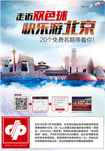走进双色球快乐游北京活动海报