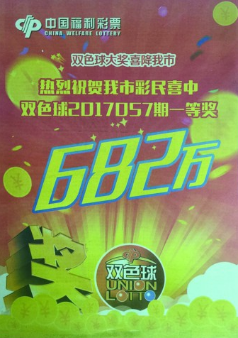 蚌埠福彩大奖宣传海报