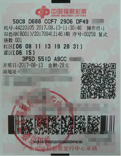 守号十年 家人生日日期终命中双色球679万大奖