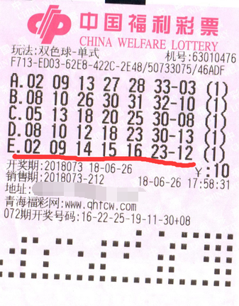 湖北彩友买彩多年 却在青海邂逅双色球银奖