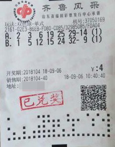 圆买车梦 山东东营彩民4元中得双色球二等奖