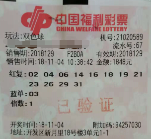 辽宁大连彩民喜中双色球二等奖 奖金28万元