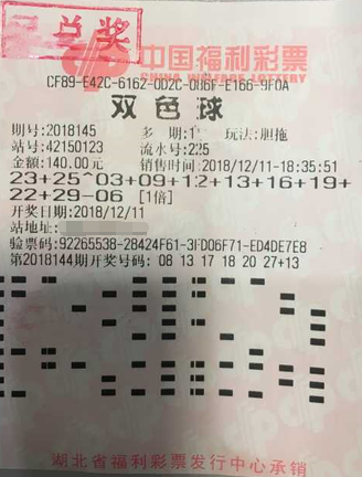 湖北福彩枣阳90后姐妹花领走680万双色球大奖