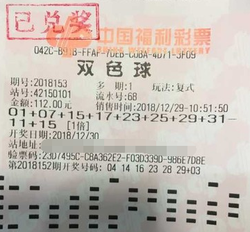 湖北襄阳彩民梦中改号 赢得双色球大奖1024万
