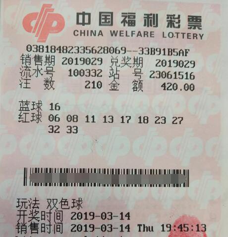 黑龙江大庆彩民合买团喜中双色球二等奖30万多元