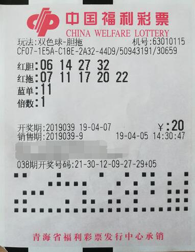 数字灵感突现 青海技术型彩友喜获双色球银奖