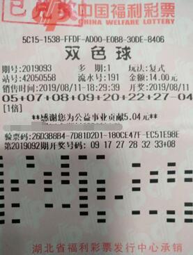 湖北武昌彩民放弃双色球蓝球复式 惜失540万元大奖