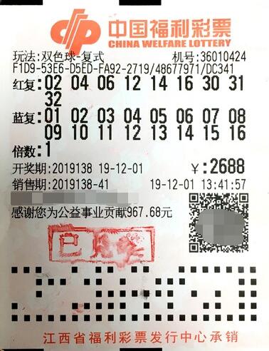 江西双色球大奖中不停 南昌彩民独享千万大奖