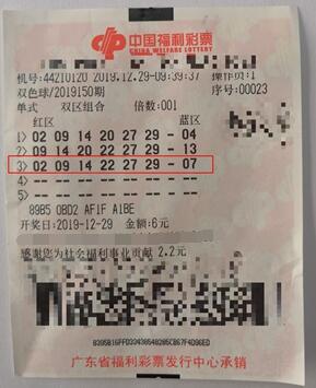 广东双色球一、二等奖得主同日领奖收获元旦大礼