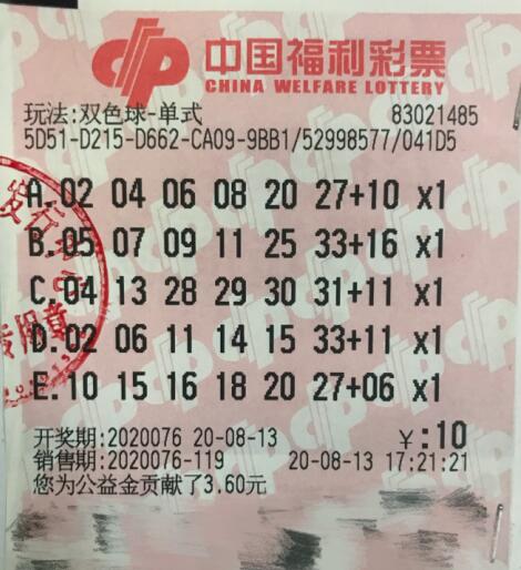 乐善公益积攒好运！深圳两彩民合买中双色球689万元大奖