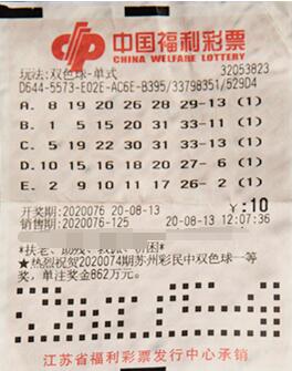 江苏爷俩合作默契 合擒双色球689万大奖