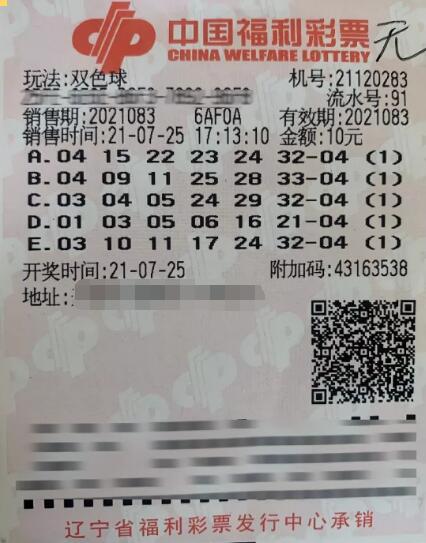 辽宁彩友喜中双色球517万元：终于可以娶媳妇儿啦！