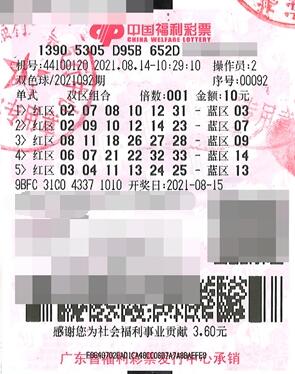 加上孩子生日，广东彩民立刻收获双色球大奖906万