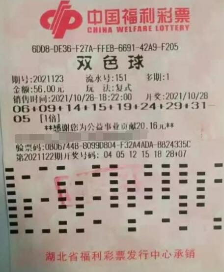 湖北一丈夫喜中双色球851万大奖，妻子一夜未眠