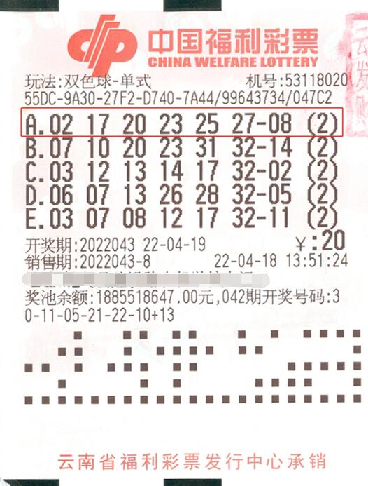 云南老彩民19年守候！喜中1343万元双色球大奖