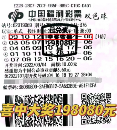 39万！甘肃兰州双色球头奖诞生地再爆大奖