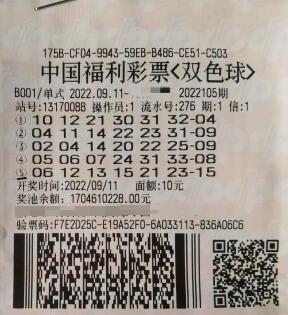 河北彩民两次自选错失大奖 机选意外收获双色球1000万元